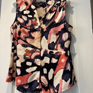 Nic & Zoe colourful sleeveless shell